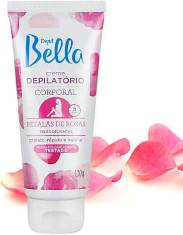 Depil Bella Creme Depilatório Corporal com Pétalas 100g