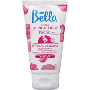Depil Bella Creme Depilatório Facial com Pétalas 40g
