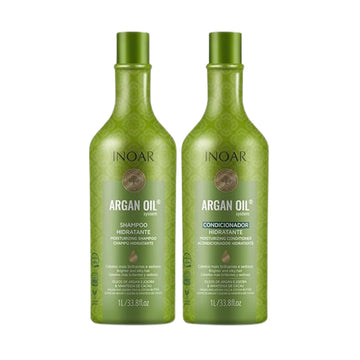 Inoar Kit Argan Hidratante Shampoo e Condicionador 1L