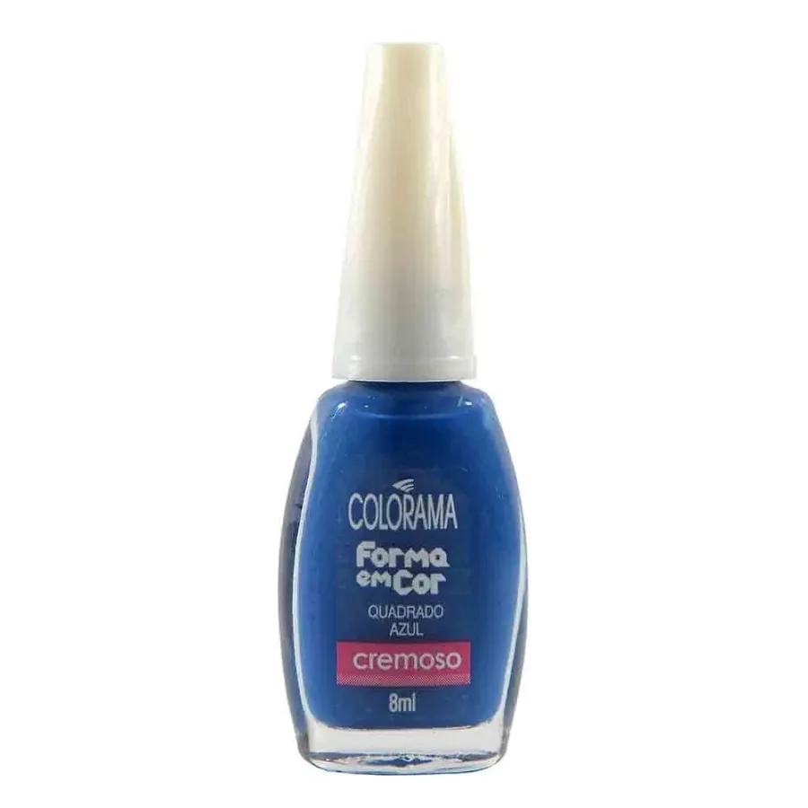 COLORAMA ESM 8ML FORMA EM COR QUADRADO AZUL