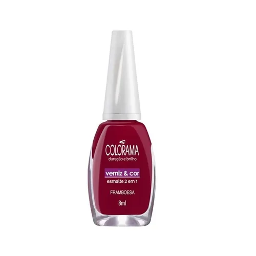 COLORAMA ESM 8ML VERNIZ COR FRAMBOESA