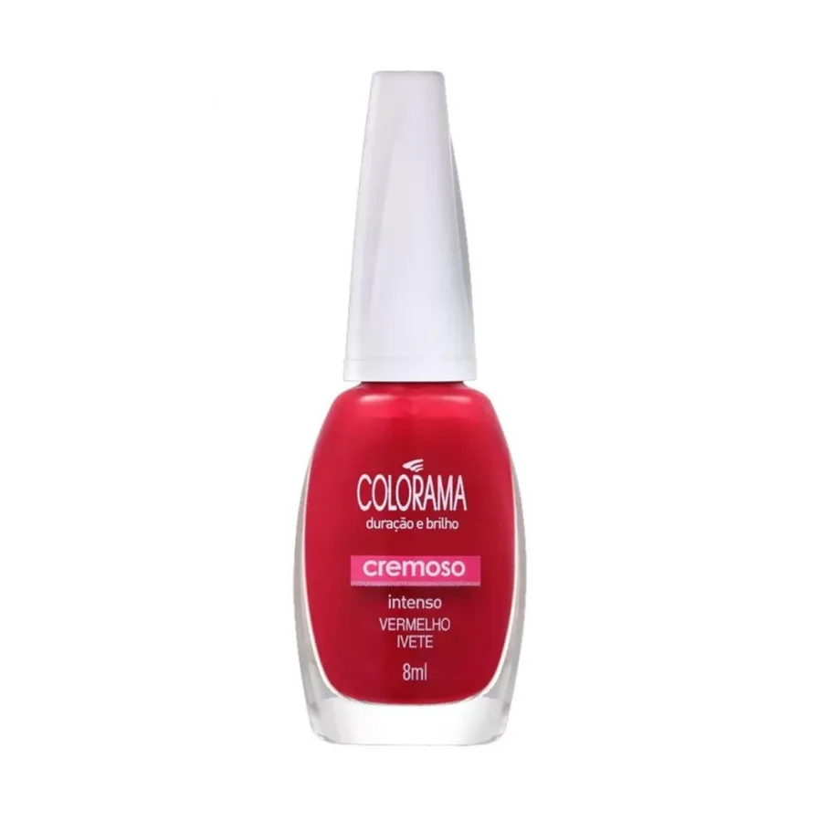 COLORAMA ESM 8ML VERNIZ COR VERMELHO IVETE