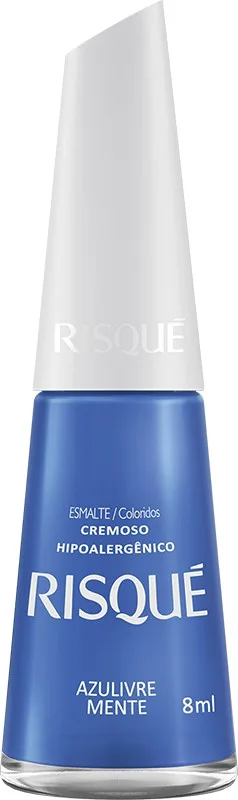RISQUE ESM 8ML CREMOSO AZULIVRE MENTE