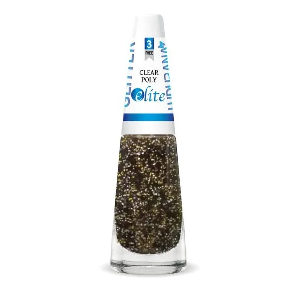 LUDURANA ESM 8ML GLITTER ELITE CLEAR POLY