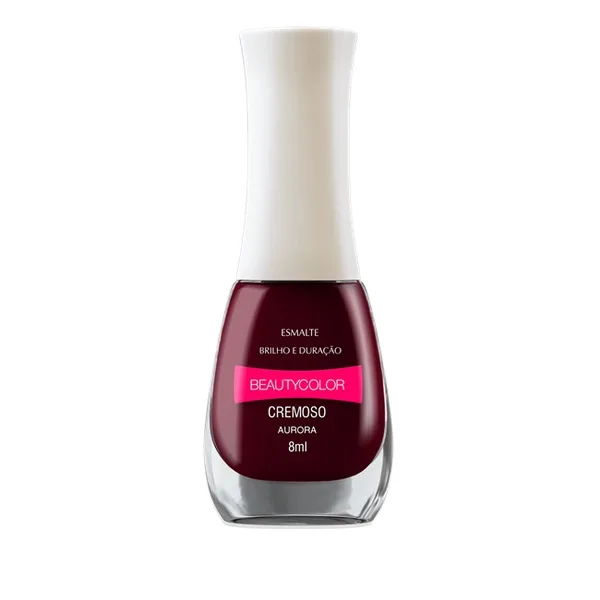 BEAUTY COLOR ESM 8ML CREMOSO VERM VINHO AURORA