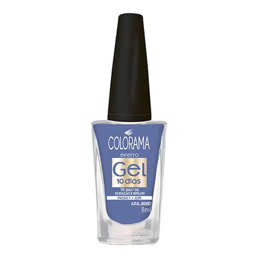 COLORAMA ESM 8ML EFEITO GEL 10 AZUL BEBE
