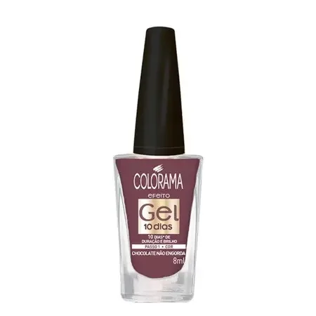 COLORAMA ESM 8ML EFEITO GEL 10 CHOCO N ENGORDA
