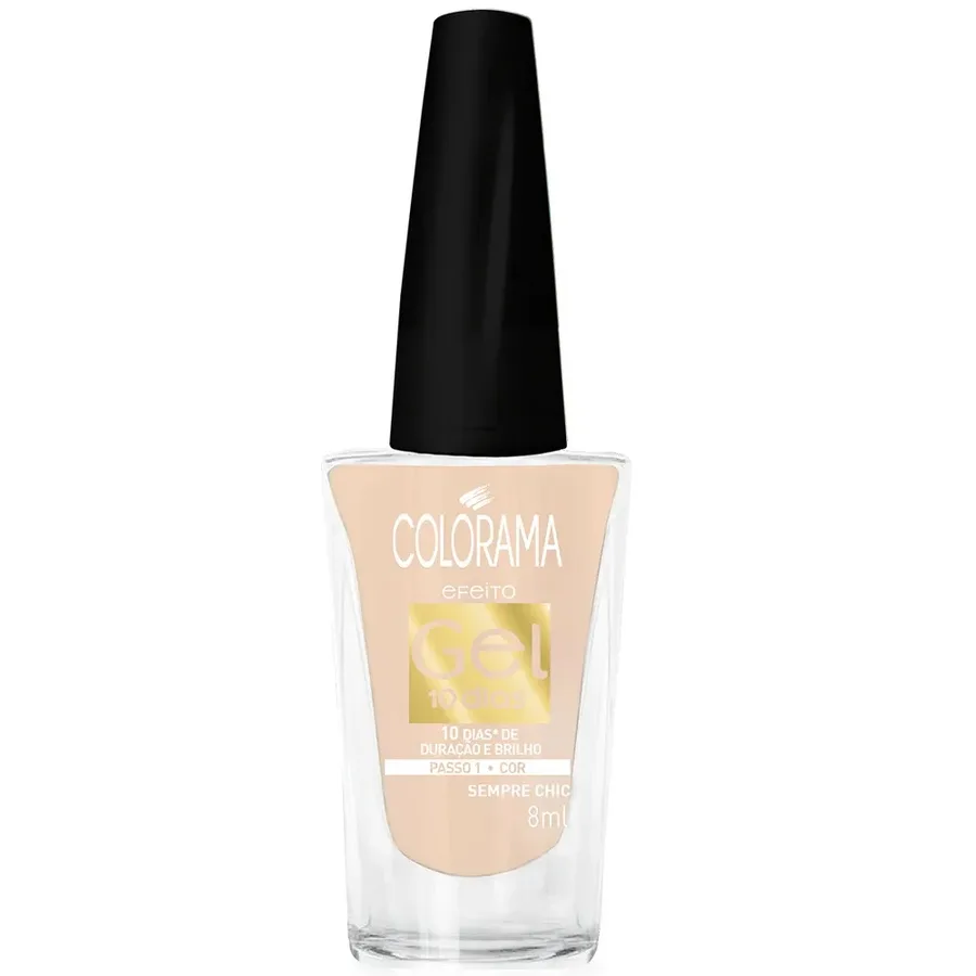 COLORAMA ESM 8ML EFEITO GEL 10 SEMPRE CHIC