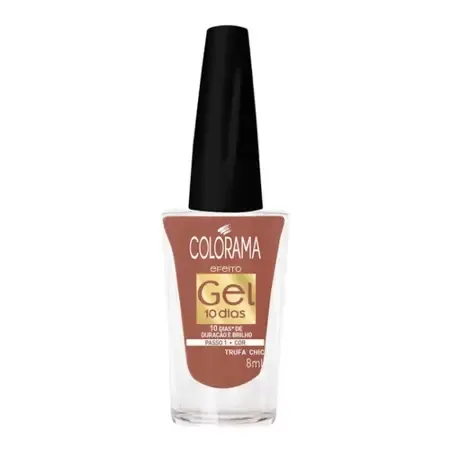 COLORAMA ESM 8ML EFEITO GEL 10 TRUFA CHIC