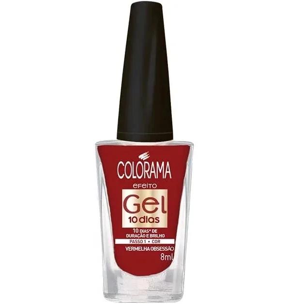 COLORAMA ESM 8ML EFEITO GEL 10 VERM OBSESSAO