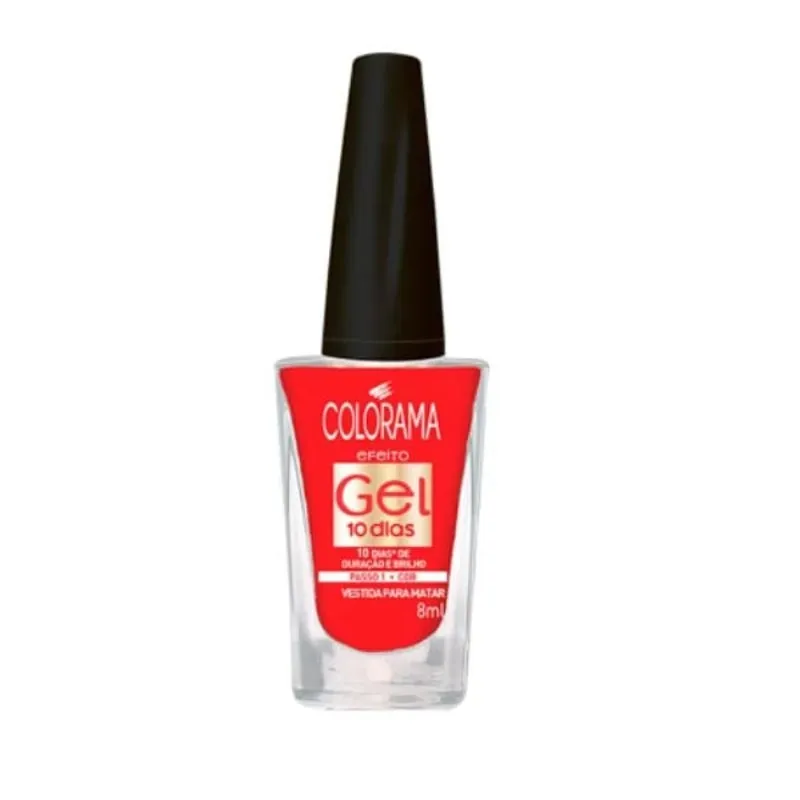 COLORAMA ESM 8ML EFEITO GEL 10 VESTIDA MATAR