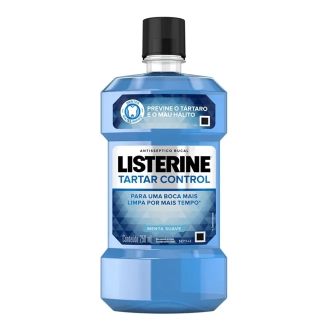 LISTERINE ANTISSEP 250ML TAR CONTROL