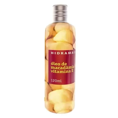HIDRAMAIS OLEO 120ML MACADAMIA E VITAMINA E