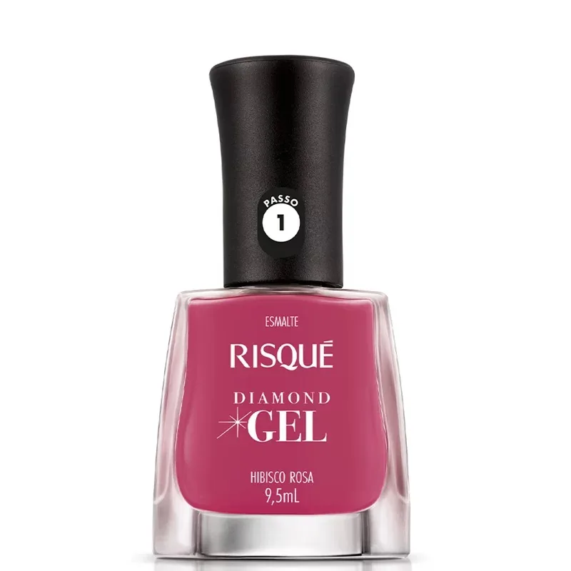 RISQUE ESM 9,5ML DIAMOND HIBISCO ROSA