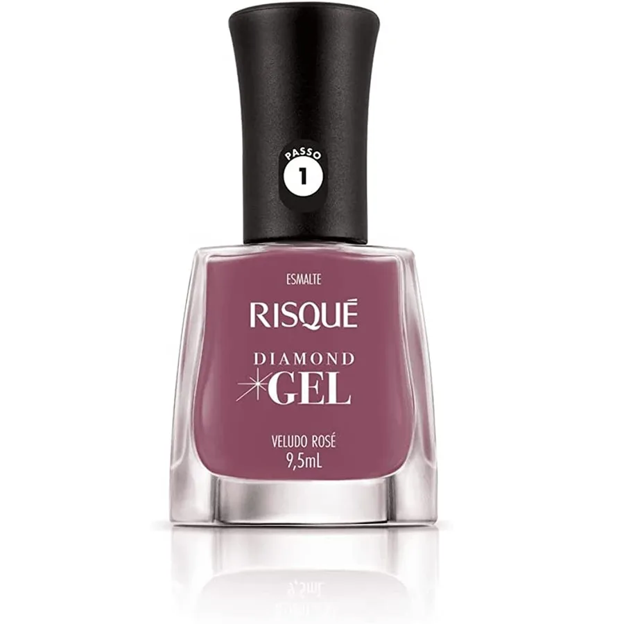 RISQUE ESM 9,5ML DIAMOND VELUDO ROSE