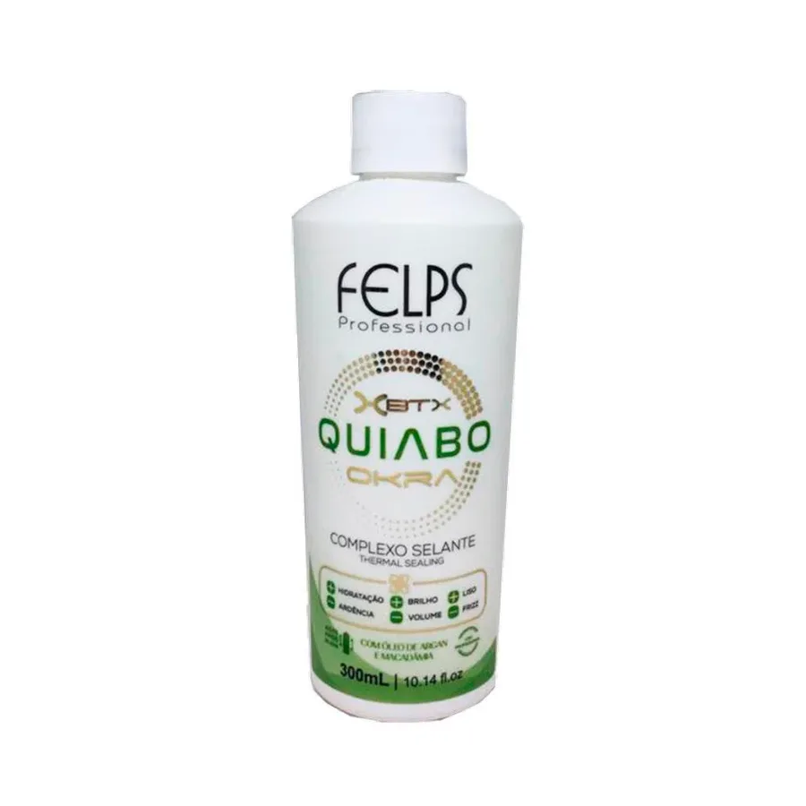 FELPS BOTOX 300ML ALINHAMENTO CAPILAR OKRA QUIABO
