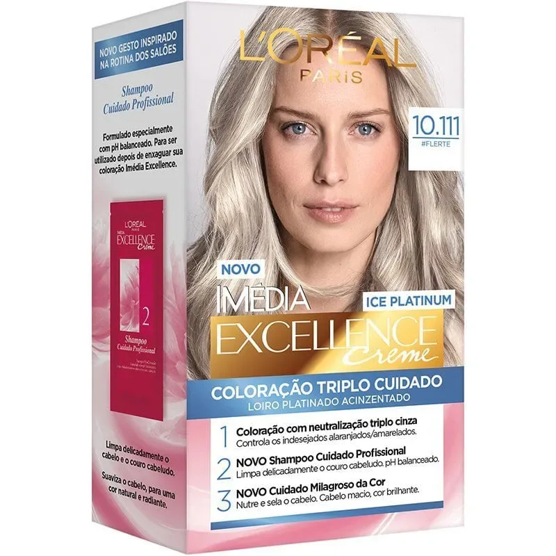LOREAL COLOR IMEDIA 10.111 LOURO FLERT