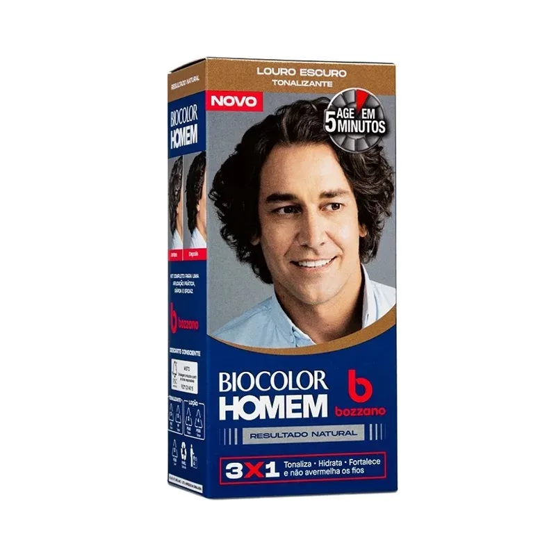 BIOCOLOR COLORACAO 40ML HOMEM LOURO ESCURO