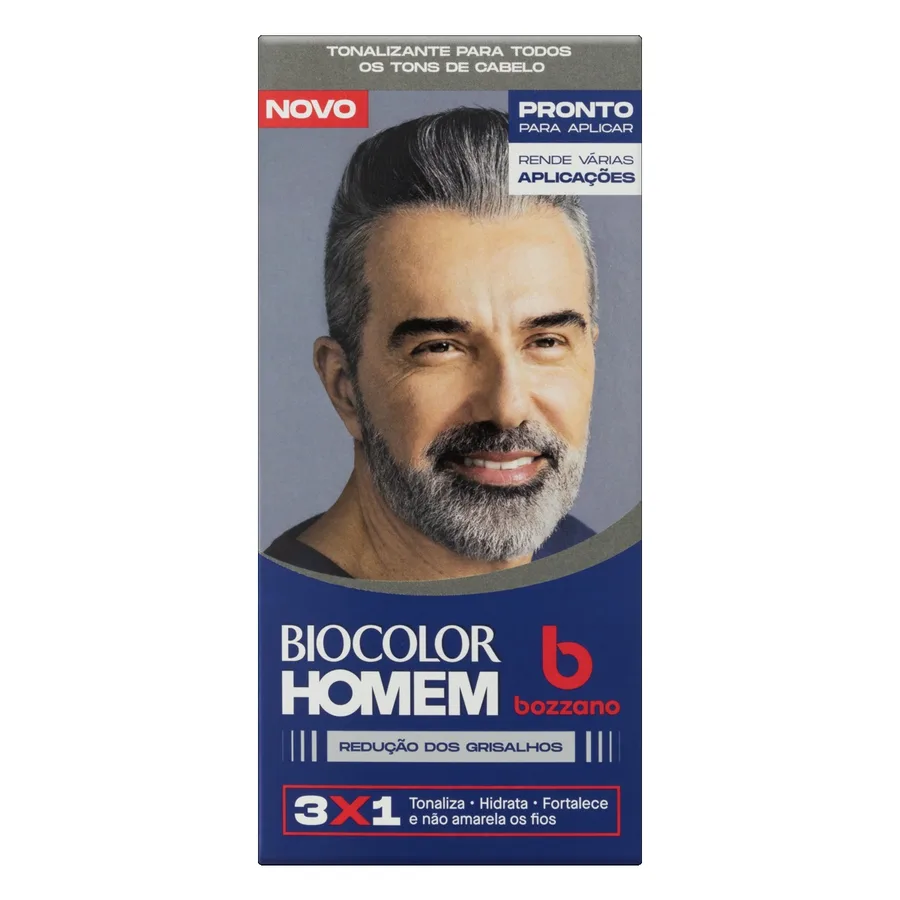 BIOCOLOR COLORACAO 40ML HOMEM REDUCAO GRISALHOS