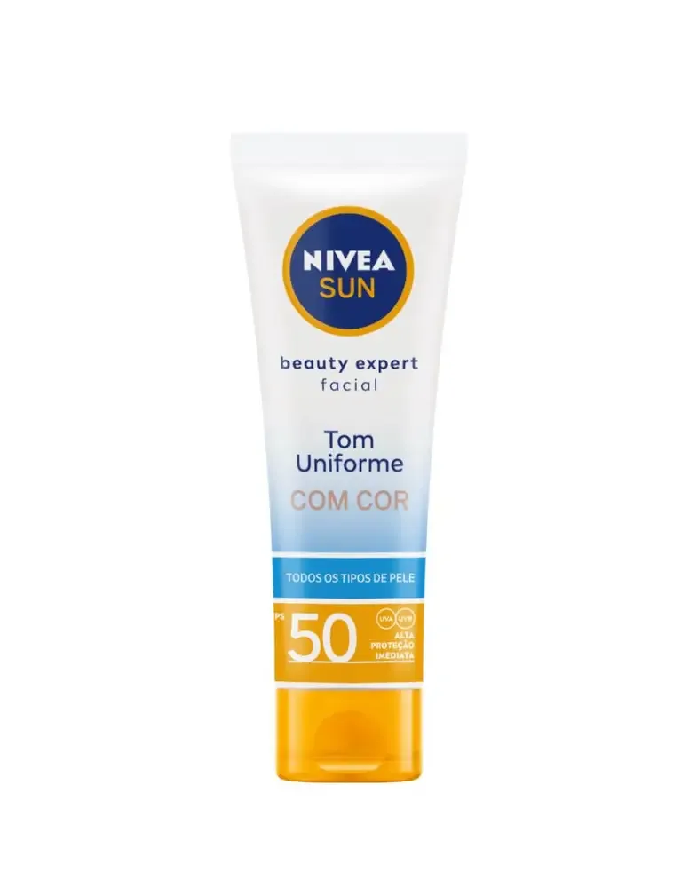 NIVEA SUN PROT SOLAR 50G FACIAL BEAUTY C/COR