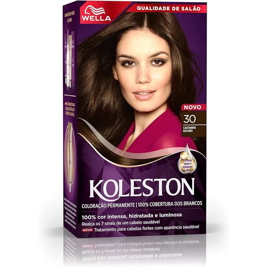 KOLESTON KIT 30 CASTANHO ESCURO
