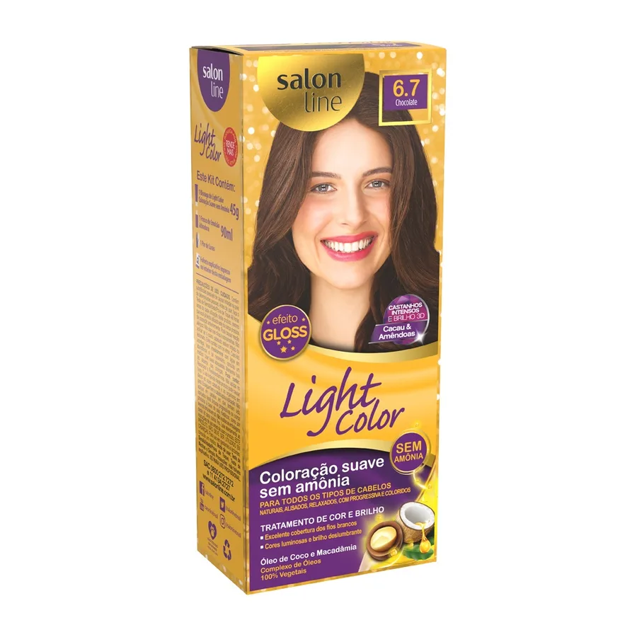 S.LINE KIT LIGHT COLOR PROF 6.7 CHOCOLATE