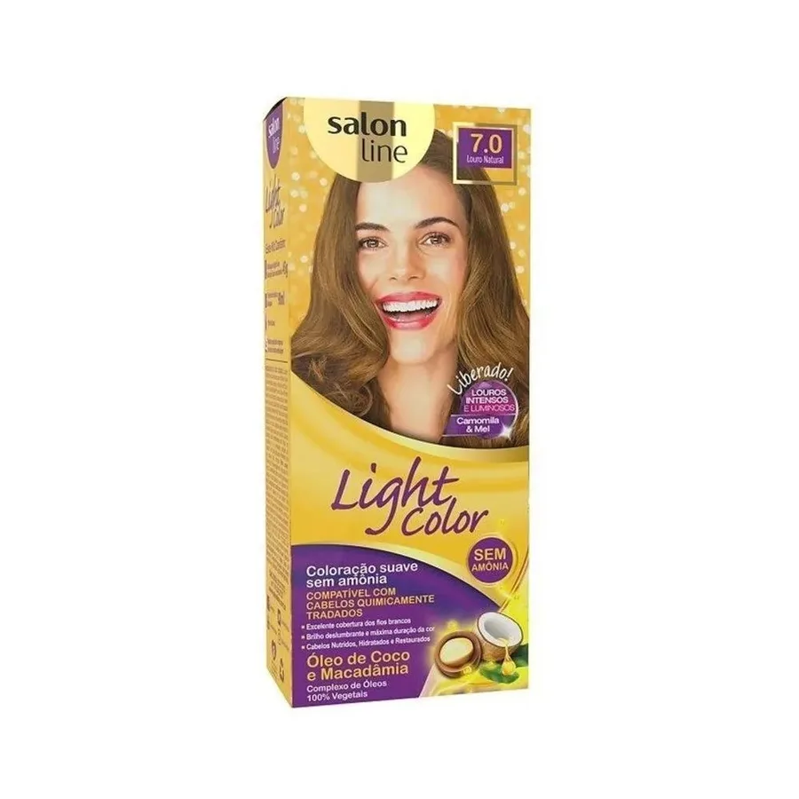 S.LINE KIT LIGHT COLOR PROF 7.0 LOURO NATURAL