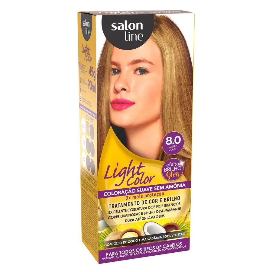 S.LINE KIT LIGHT COLOR PROF 8.0 LOURO CLARO
