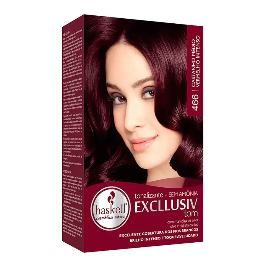 HASKELL TONALIZ 466 CASTANHO MEDIO VERMELHO INTENS