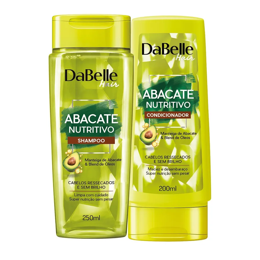 DABELLE KIT SH+COND 450ML ABACATE NUTRITIVO