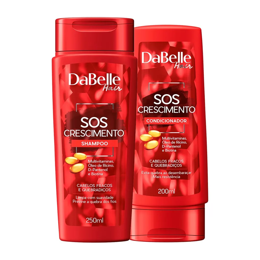 DABELLE KIT SH+COND 450ML SOS CRESCIMENTO