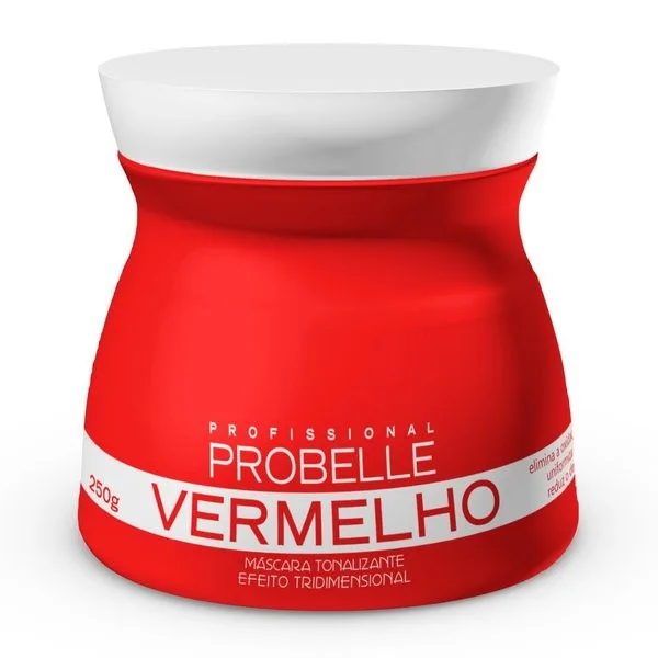 PROBELLE MASC 250G TONALIZANTE VERMELHA