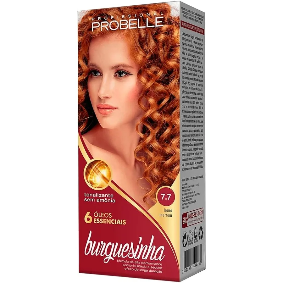 PROBELLE TONALIZANTE 50G BURGUESINHA LOURO MARROM
