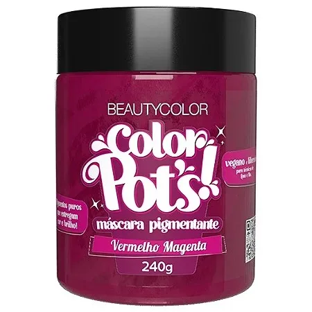 BEAUTY COLOR MASC PIGMENTANTE VERMELHO MAGENTA