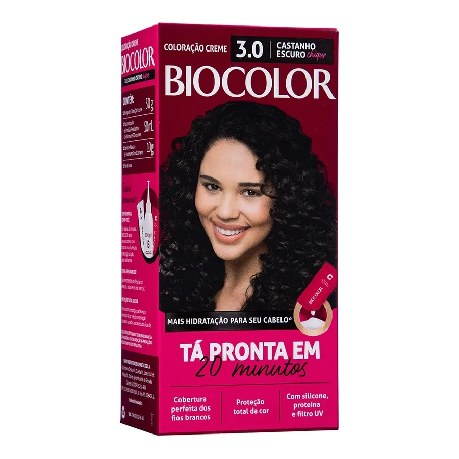BIOCOLOR KIT MINI 3.0 CASTANHO ESCURO CHIQUE