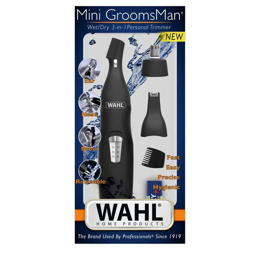 WAHL APARADOR DE PELOS MINI GROOMSMAN 3X1