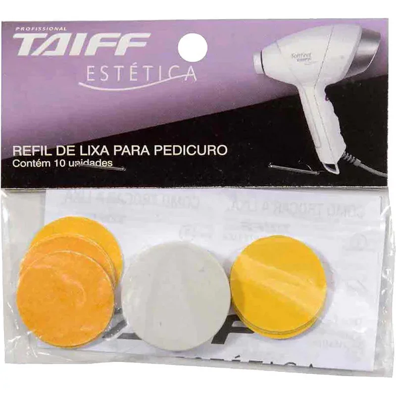 TAIFF REFIL LIXA P/PEDICURO C/10UN