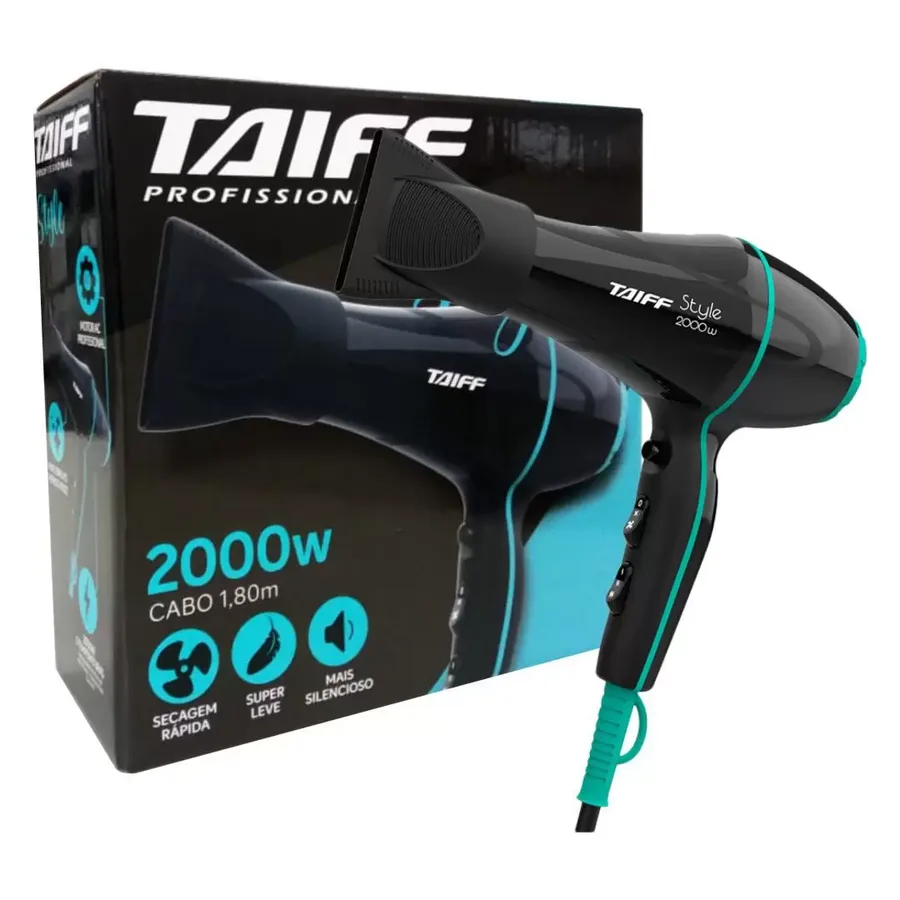 TAIFF SECADOR STYLE 2000W PRETO 127V