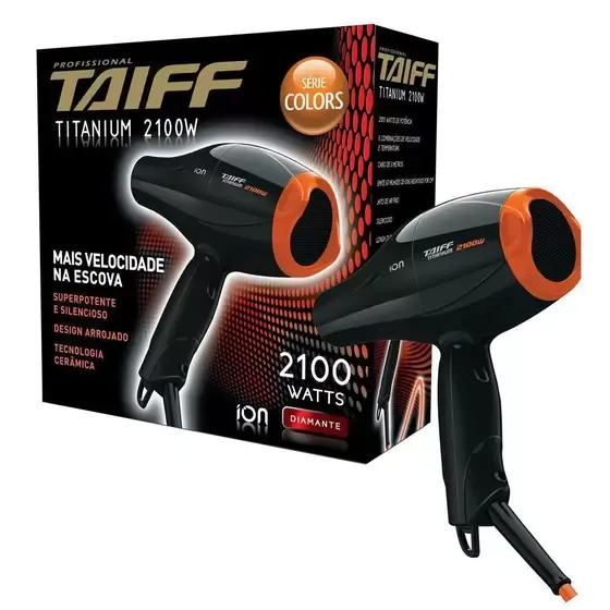 TAIFF SECADOR TITANIUM ION COLOR 2100W 220V LARANJ