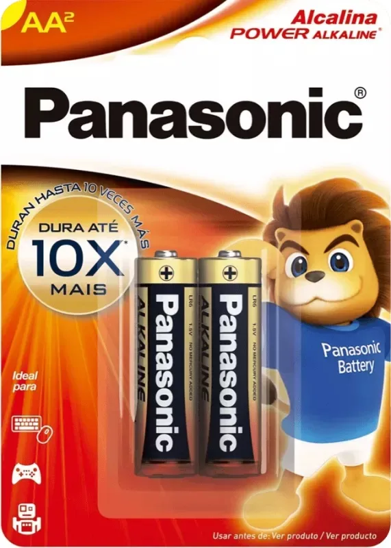 PANASONIC PILHA ALC POWER ALK AA PEQUENA C/2UN