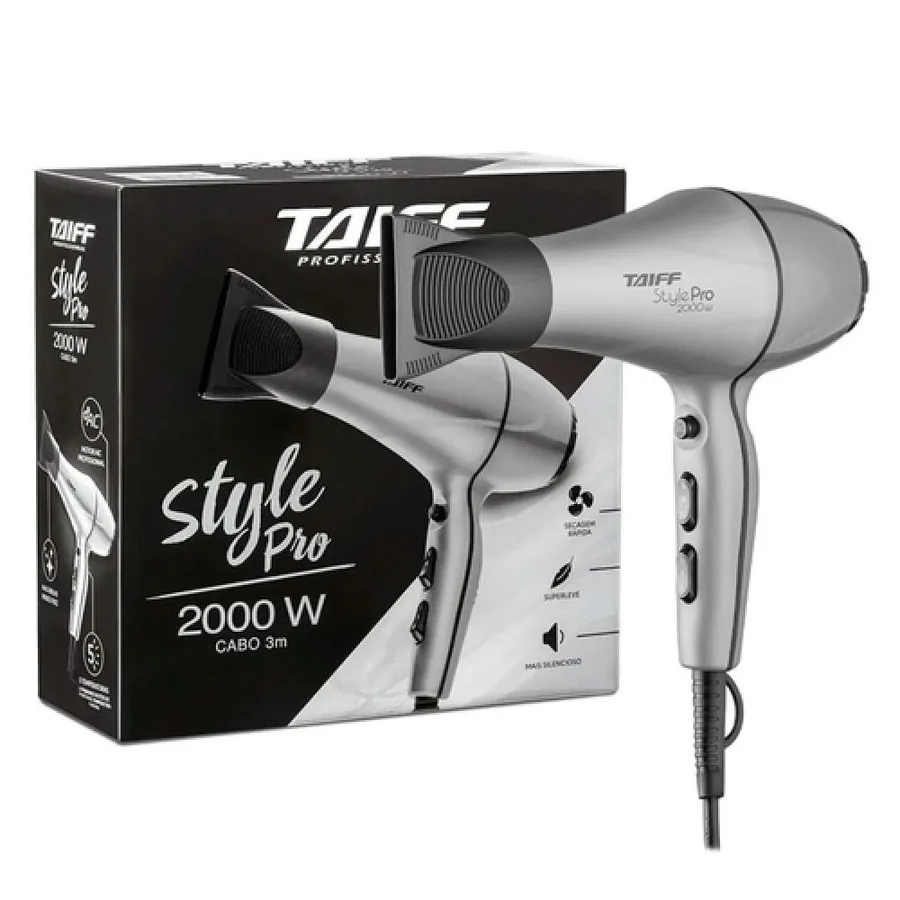 TAIFF SECADOR STYLE PRO 2000W PRATA 127V