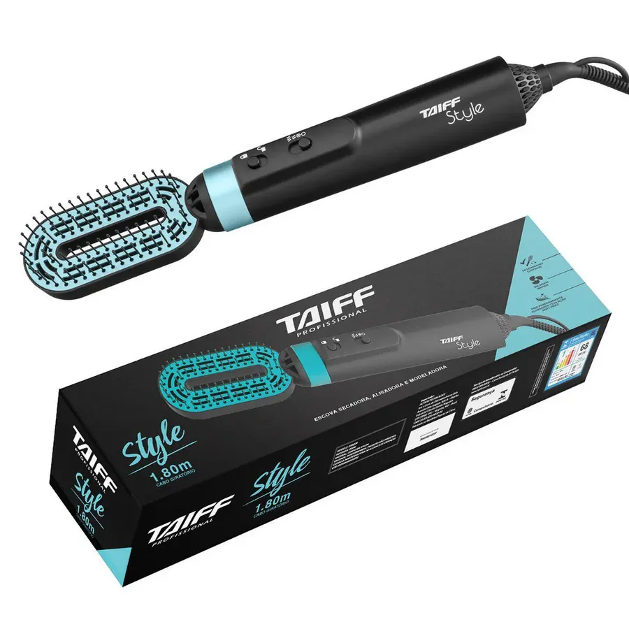TAIFF ESCOVA RAQ STYLE SECA ALISA MODELA 900W 127V