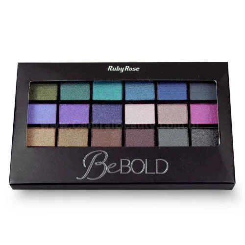 RUBY ROSE PALETA DE SOMBRA 18 COR BE BOLD