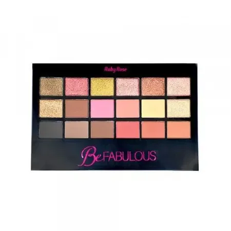 RUBY ROSE PALETA DE SOMBRA 18 COR BE FABULOUS