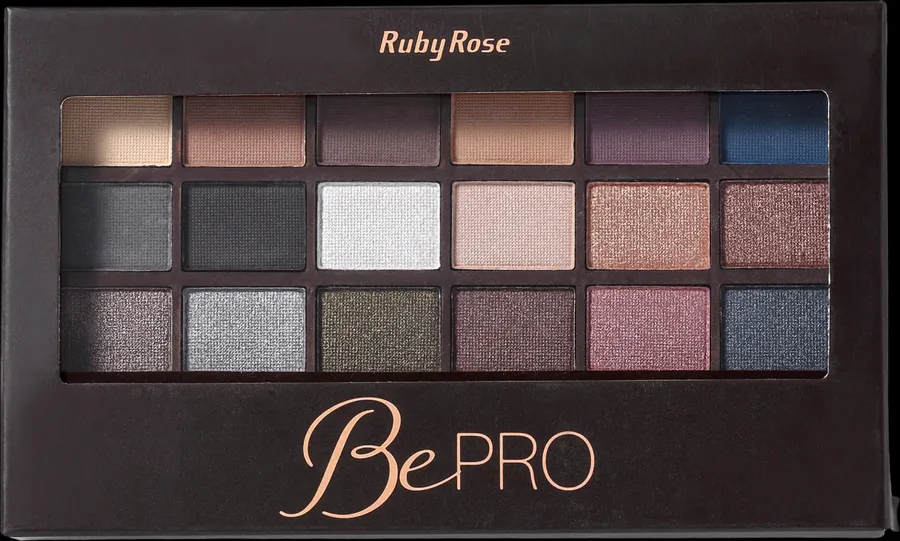RUBY ROSE PALETA DE SOMBRA 18 COR BE PRO