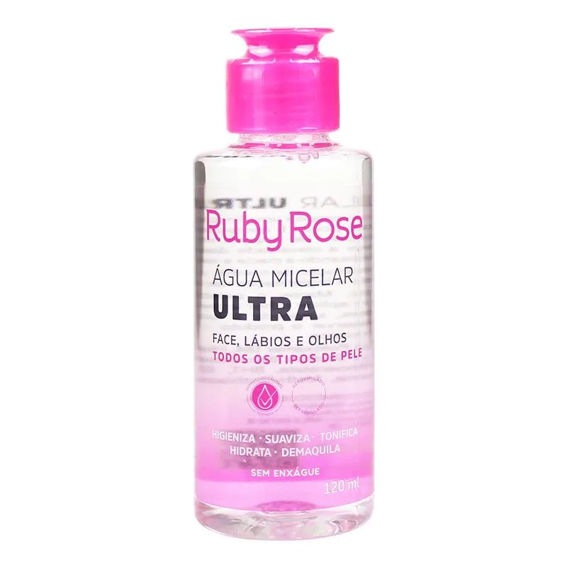 RUBY ROSE AGUA MICELAR 120ML ULTRA HB303