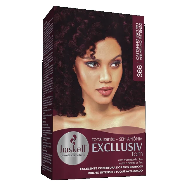 HASKELL TONALIZ 366 CASTANHO ESCURO VERMELHO INTEN