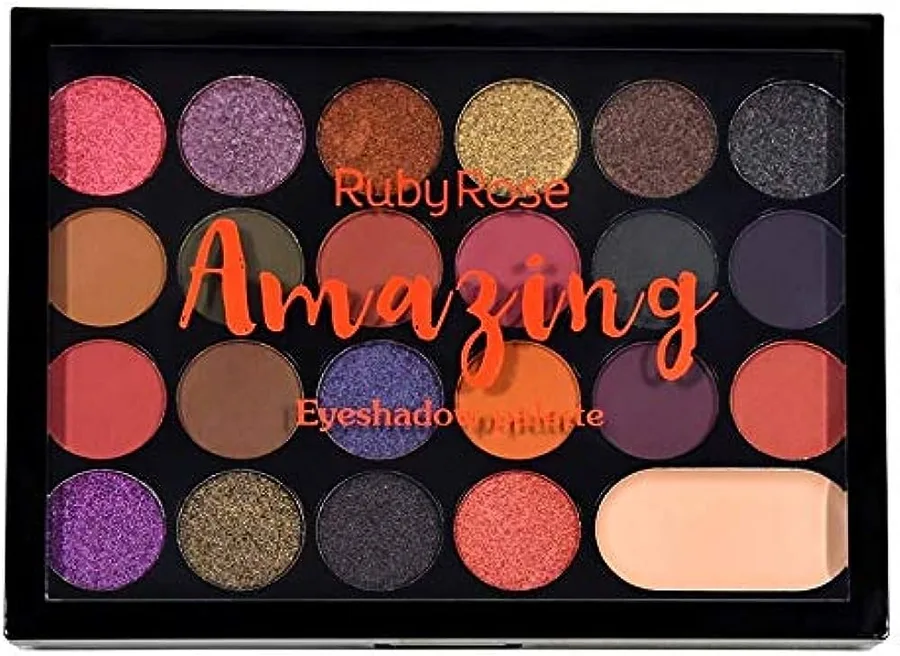 RUBY ROSE PALETA DE SOMBRA 22 COR AMAZING HB1004