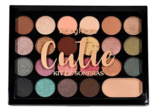 RUBY ROSE PALETA DE SOMBRA 22 COR CUTIE HB1007