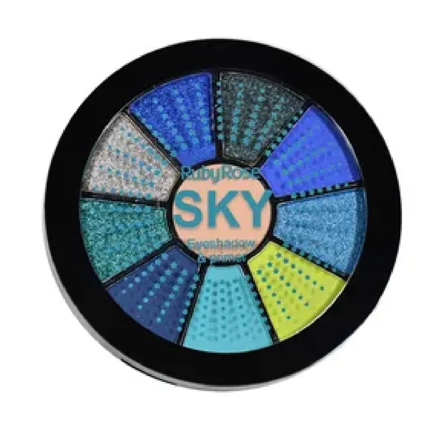 RUBY ROSE PALETA DE SOMBRA 9 COR SKY